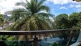 Haven't seen stepsister in so long, squeezed her white booty after she changed into something comfortable