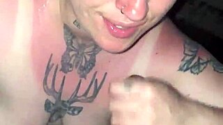 wow, i shove my whole cock deep in her mouth until she drains every drop!