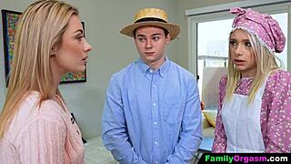 Lesbian Babe Corrupts Her Amish Stepsister With Pussy Play Before The Wedding