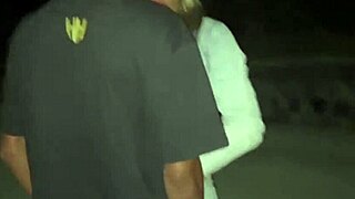 Wife And Friend In Public Display