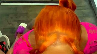 big black cock head on the stairs, wanna lick it?