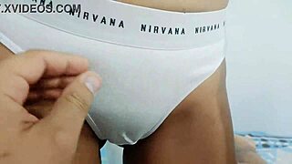 Very beautiful petite 18+ stepsister sucks stepbrother's cock and rides him doggystyle 😍