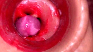 i feel monster cock creampie fucking my vagina cervix in close up POV