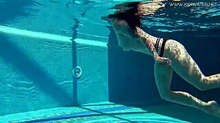 Sheril blossom enjoys hot russian underwater adventure