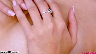 alluring brunette beauty shows her sexy body in casting photoshoot