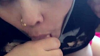 Tits Out Pov Blowjob
