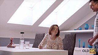 old wise gentleman with young 18+ beautiful girl