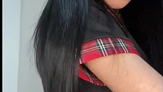 Oh God, Step Daughter Masturbates Near Dad!