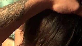 The Nasty Wife with Big Ass Gets Face Fucked