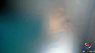 Cheating girlfriend sucks monster cock outdoors.