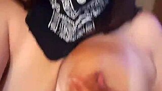 Latina with Big Nipples and Milky Tits