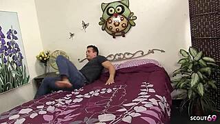 huge milf cougar riding monster cock without condom, rough doggystyle cumshot