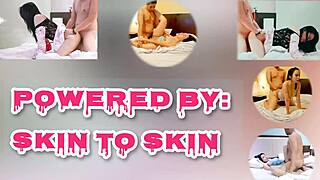 Naughty Asian girl with shaved pussy gets creampie in homemade lingerie sex