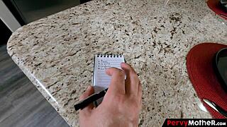 pervymother mommy fucks bareback in kitchen, striving for viral fame again