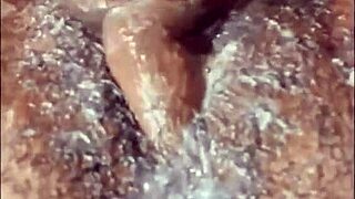 The girl dries her hair and sucks dick and then fucks with the guy