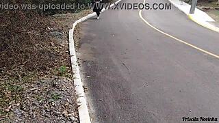 Priscila Shows Off In Transparent Outfit