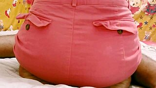 Ebony student cosplays for intense orgasm