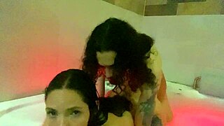 Girlfriend's Best Friend Rides Me Passionately in Jacuzzi