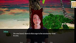 Playing a fun game with my new family members