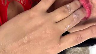 Masked cheating wife masturbates for lover getting pussy wet