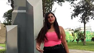 Cassandra, the chubby Peruvian hooker, does everything on the street for fame, cum in mouth.