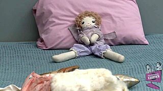 Faye Reagan, Ashlyn Rae, and Keira Kelly having a wild lingerie party with muff diving