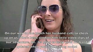 exhibitionist wife HELENA PRICE FLASHES UPSKIRT in public