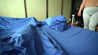 i touched my step sister's wet pussy in leggings and fucked her