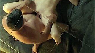 Dana star and stan try out some new ceiling mirrors above the bed for masturbation