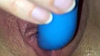 Amateur POV masturbation with vibrator leading to cum