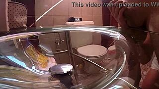 Girl Gives Handjob From Behind In Compilation