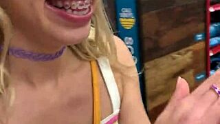 i watch petite teen khloe kapri exposed in public sucking cock pov