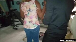 Gym instructor seduced by 45-year-old client with big ass, fucked with BBC