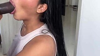 Linda Morena Gets Face Fucked By Big Black Cock Friend