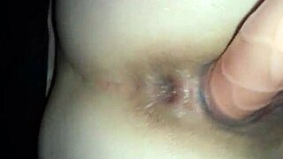 Sexy amateur brunette uses toys for anal fisting and assfucking at home