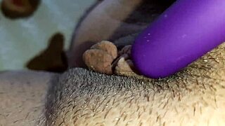 My Pussy Drips As Swollen Clit Shakes From Vibrator Orgasm 😩