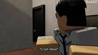 friend fucks girlfriend rough in office with monster cock