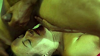 2075 02 - French Amateur Black And Red Corset Black Leather Pants Black Satin Panties Heels Doggystyle Pussy Fuck Rimming Deepthroat