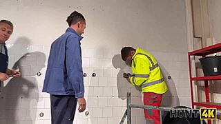 watch this teen use her tight pussy for fun at work?