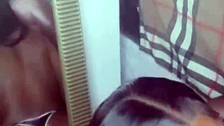 my little 18+ stepsister takes advantage when i get home, checking if my black cock works 😏