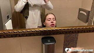 having sex in the public bathroom is surprisingly fun and thrilling