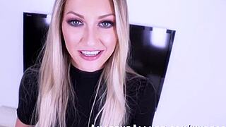 Feeling the thrill as hot blonde adira allure takes big cock