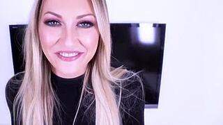 Feeling the thrill as hot blonde adira allure takes big cock