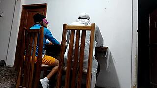 i'm the sheikh's friend fucking that waitress tableside, it's so forbidden in this restaurant