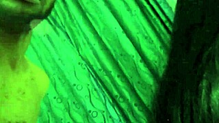 This big ass white latina with long hair has a slippery pussy