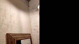 Homemade sex with anal plug