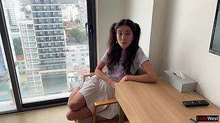 Step Sister Begs For Rough Fucking And Facial Cumshot In Bedroom