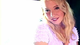 Banana split cream introduction with pretty blonde