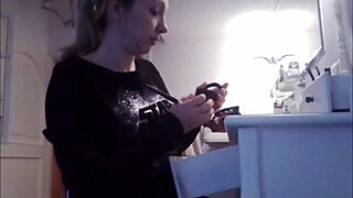 Adoro ruttare mentre mi trucco