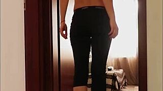 He fucks me during yoga, creampie